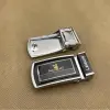 The classic men's round-head automatic buckle individual belt buckle is economical, sturdy and durable details Picture